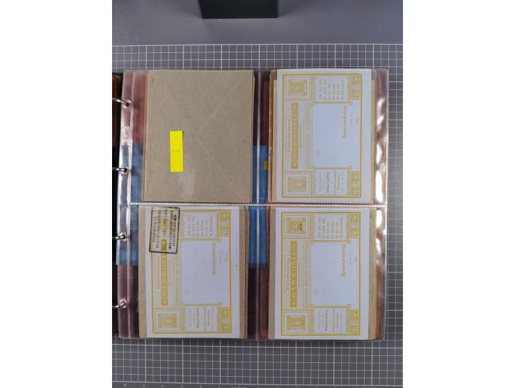 Braunschweig-Brief-Beförderung Hammonia, 1886/1900, über 100 Briefe, Karten, ungebrauchte und gebrauchte Ganzsachen sowie For