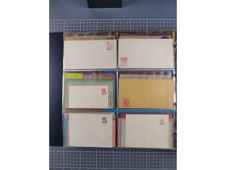 Braunschweig-Brief-Beförderung Hammonia, 1886/1900, über 100 Briefe, Karten, ungebrauchte und gebrauchte Ganzsachen sowie For