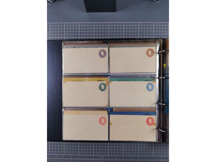 Frankfurt: 1886/1900, fast 90 Briefe und ungebrauchte/gebrauchte Ganzsachen von fast allen Anstalten in Frankfurt. Dabei Stad