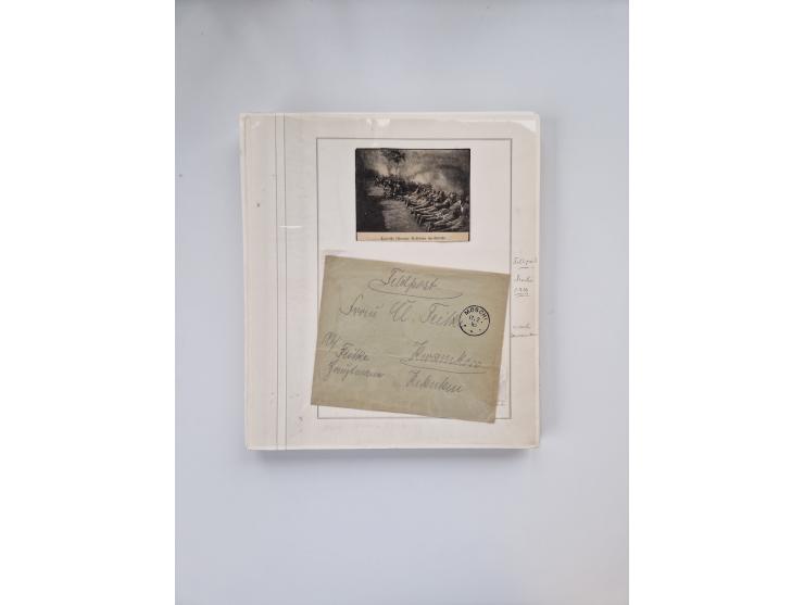 KRIEGS-, FELD- UND KRIEGSGEFANGENENPOST: Interessanter Sammlungsteilen mit rund 30 Belegen, dabei diverse Zensuren, 2 Telegra