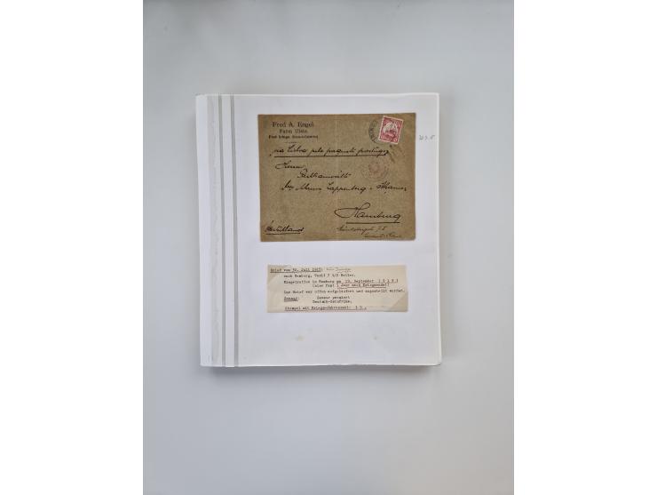 KRIEGS-, FELD- UND KRIEGSGEFANGENENPOST: Interessanter Sammlungsteilen mit rund 30 Belegen, dabei diverse Zensuren, 2 Telegra