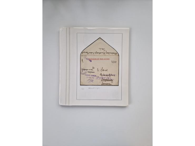 KRIEGS-, FELD- UND KRIEGSGEFANGENENPOST: Interessanter Sammlungsteilen mit rund 30 Belegen, dabei diverse Zensuren, 2 Telegra