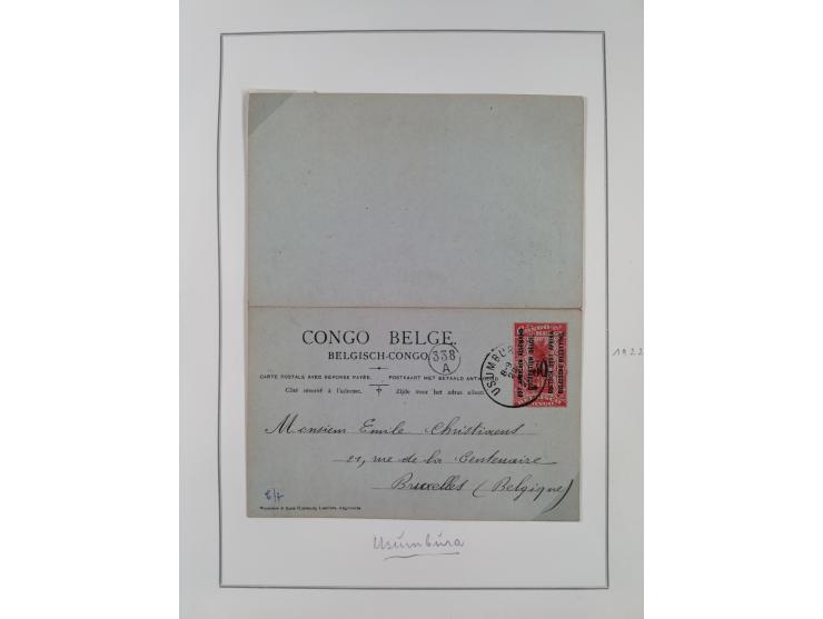 BELGISCHE- UND BRITISCHE BESATZUNG: kleine interessante Partie mit 13 Belegen, Mafia 1 b und 23,etc.