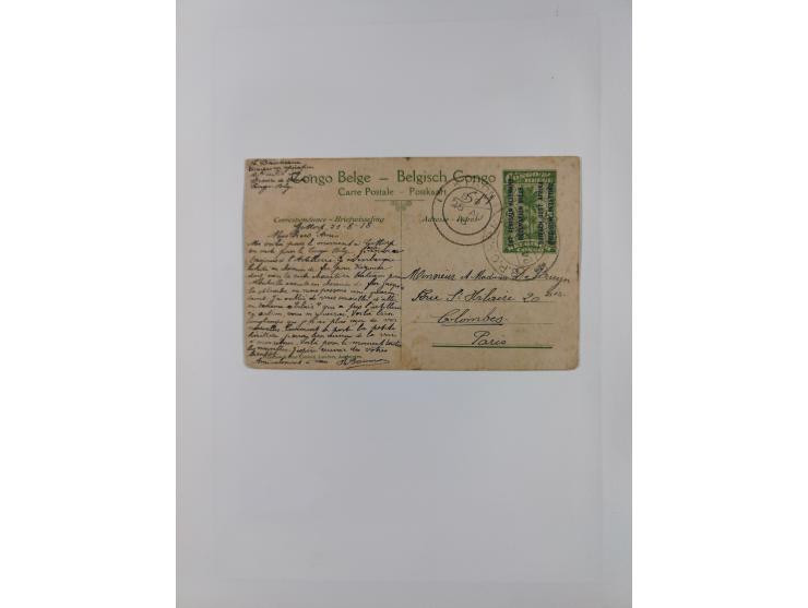 BELGISCHE- UND BRITISCHE BESATZUNG: kleine interessante Partie mit 13 Belegen, Mafia 1 b und 23,etc.