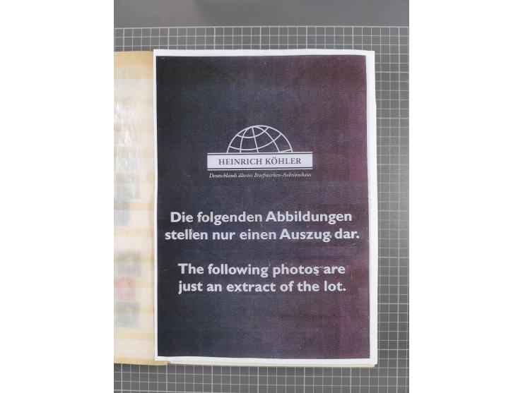 1850/1916 (ca.), Stempelsammlung auf losen Marken nach Orten geordnet, dazu Lombardei Venetien, Feldpost und Levante ungebrau