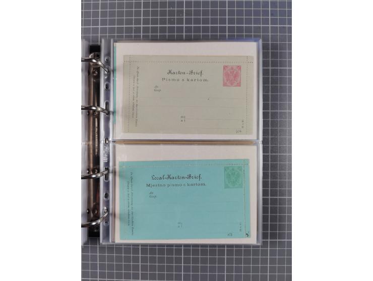 1867/1980, hunderte von ungebrauchten/gebrauchten Ganzsachenkarten und Ganzsachenumschlägen, Schwerpunkt vor 1960, überwiegen