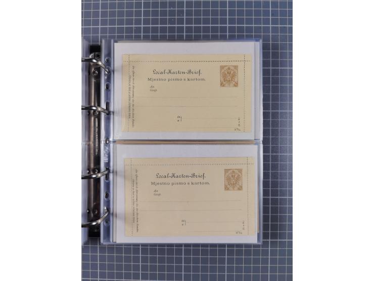 1867/1980, hunderte von ungebrauchten/gebrauchten Ganzsachenkarten und Ganzsachenumschlägen, Schwerpunkt vor 1960, überwiegen