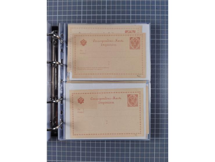 1867/1980, hunderte von ungebrauchten/gebrauchten Ganzsachenkarten und Ganzsachenumschlägen, Schwerpunkt vor 1960, überwiegen