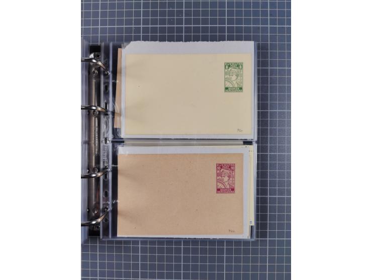 1867/1980, hunderte von ungebrauchten/gebrauchten Ganzsachenkarten und Ganzsachenumschlägen, Schwerpunkt vor 1960, überwiegen