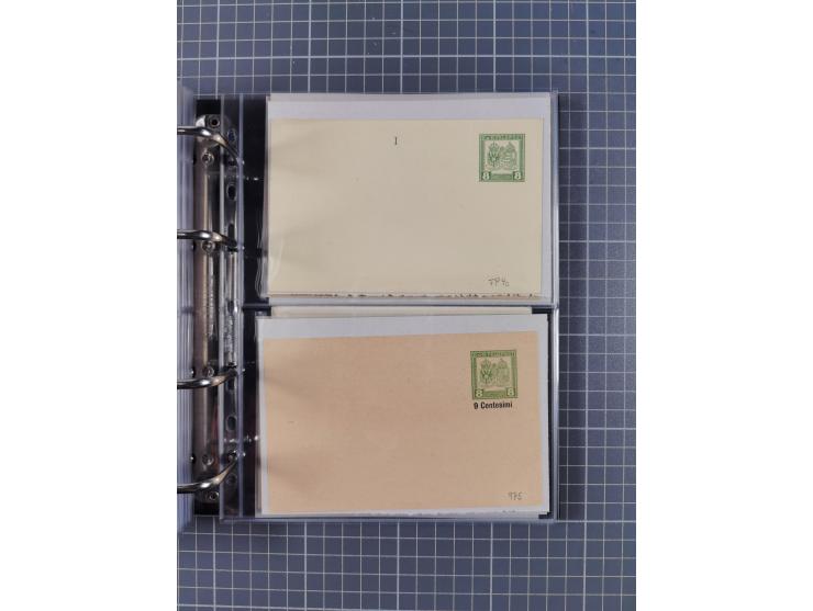 1867/1980, hunderte von ungebrauchten/gebrauchten Ganzsachenkarten und Ganzsachenumschlägen, Schwerpunkt vor 1960, überwiegen