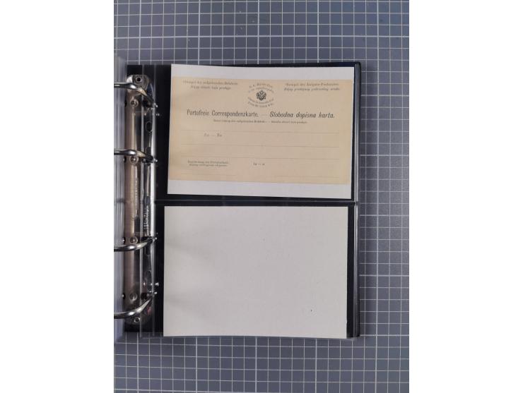 1867/1980, hunderte von ungebrauchten/gebrauchten Ganzsachenkarten und Ganzsachenumschlägen, Schwerpunkt vor 1960, überwiegen