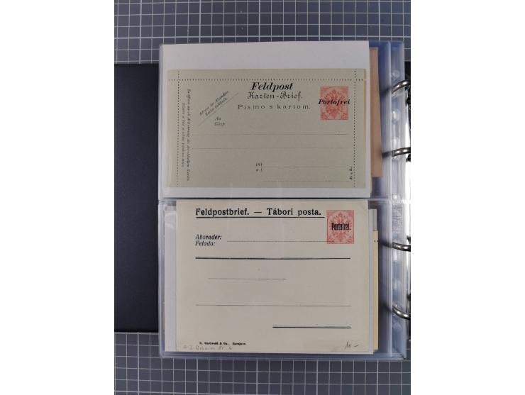 1867/1980, hunderte von ungebrauchten/gebrauchten Ganzsachenkarten und Ganzsachenumschlägen, Schwerpunkt vor 1960, überwiegen