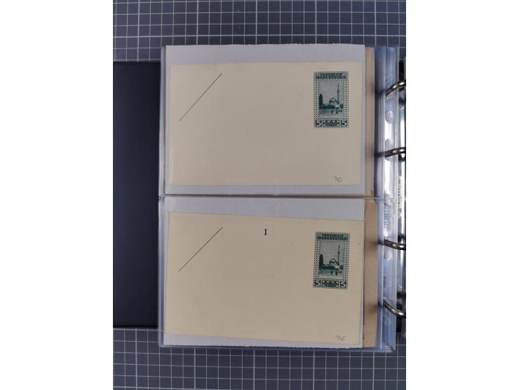 1867/1980, hunderte von ungebrauchten/gebrauchten Ganzsachenkarten und Ganzsachenumschlägen, Schwerpunkt vor 1960, überwiegen