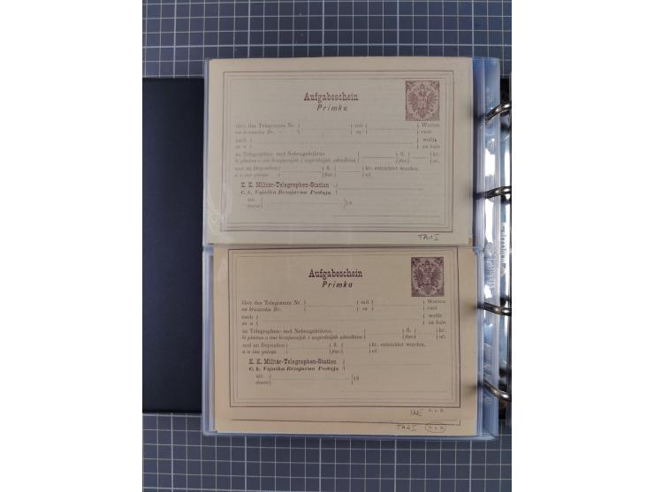 1867/1980, hunderte von ungebrauchten/gebrauchten Ganzsachenkarten und Ganzsachenumschlägen, Schwerpunkt vor 1960, überwiegen