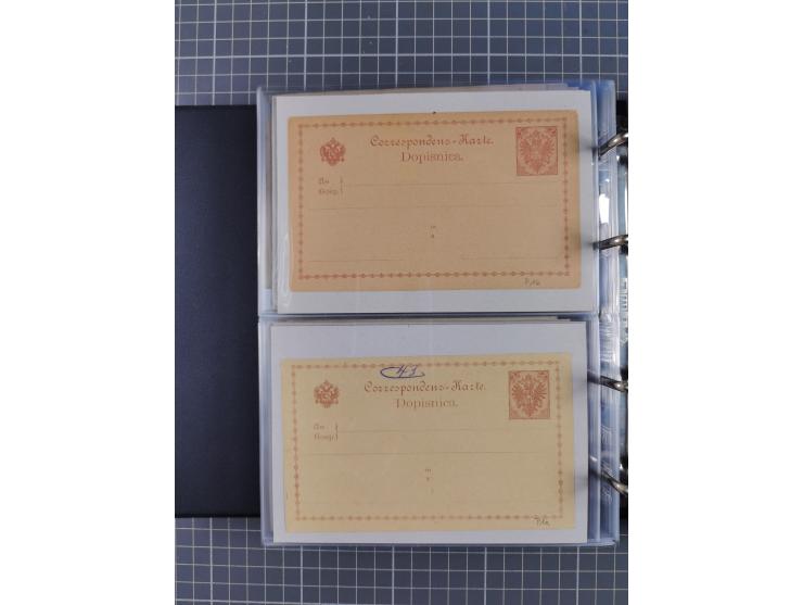 1867/1980, hunderte von ungebrauchten/gebrauchten Ganzsachenkarten und Ganzsachenumschlägen, Schwerpunkt vor 1960, überwiegen