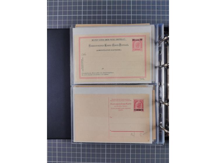 1867/1980, hunderte von ungebrauchten/gebrauchten Ganzsachenkarten und Ganzsachenumschlägen, Schwerpunkt vor 1960, überwiegen