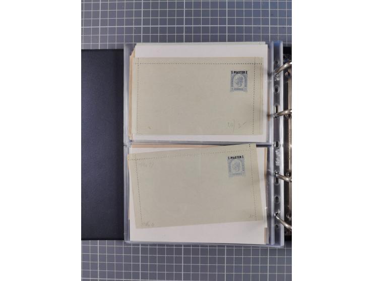 1867/1980, hunderte von ungebrauchten/gebrauchten Ganzsachenkarten und Ganzsachenumschlägen, Schwerpunkt vor 1960, überwiegen