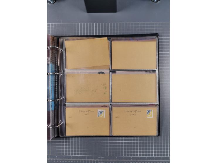 Leipzig: 1892/1900, über 100 Briefe, Karten und ungebrauchte und gebrauchte Ganzsachenkarten von fast allen Anstalten mit Sch