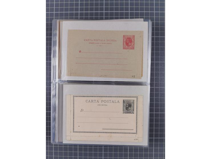 1875/1940 (ca.), over 100 postal stationery cards, mostly unused, overall in very good quality