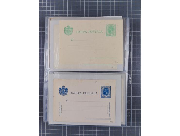 1875/1940 (ca.), over 100 postal stationery cards, mostly unused, overall in very good quality
