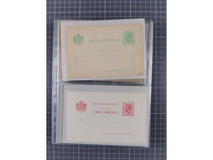 1875/1940 (ca.), over 100 postal stationery cards, mostly unused, overall in very good quality