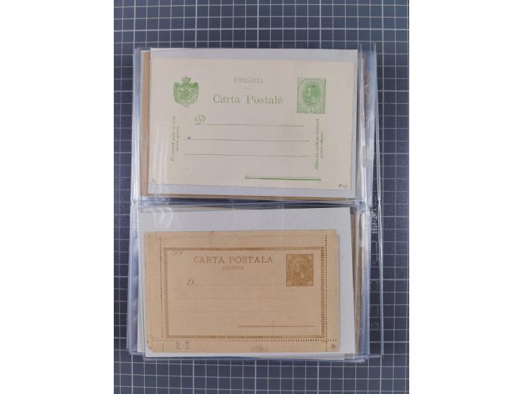 1875/1940 (ca.), over 100 postal stationery cards, mostly unused, overall in very good quality