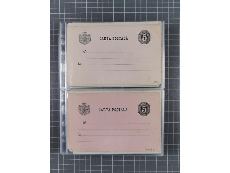 1875/1940 (ca.), over 100 postal stationery cards, mostly unused, overall in very good quality