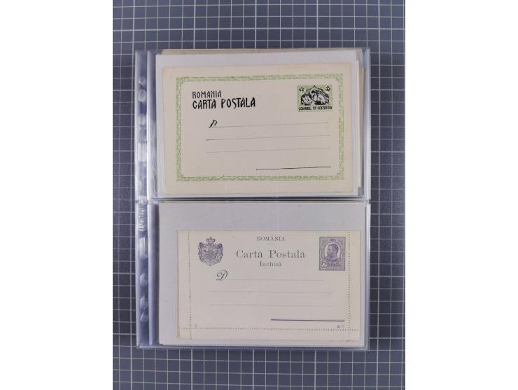 1875/1940 (ca.), over 100 postal stationery cards, mostly unused, overall in very good quality