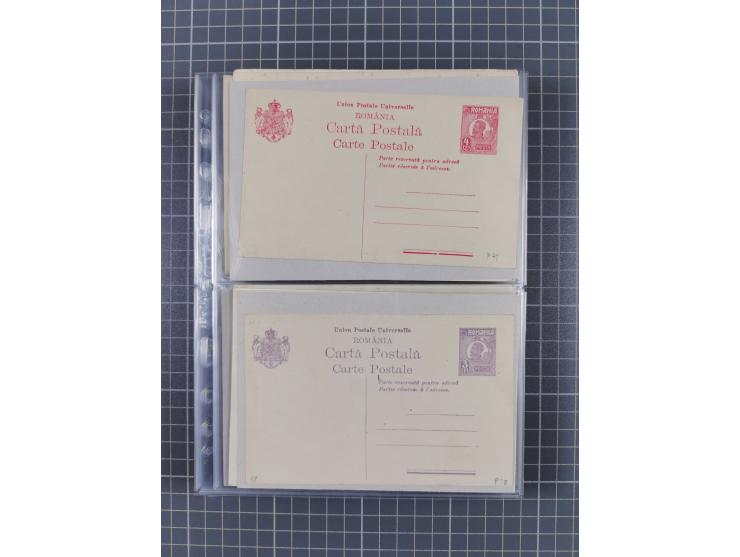 1875/1940 (ca.), over 100 postal stationery cards, mostly unused, overall in very good quality