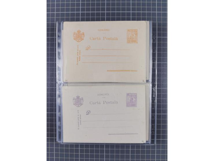 1875/1940 (ca.), over 100 postal stationery cards, mostly unused, overall in very good quality