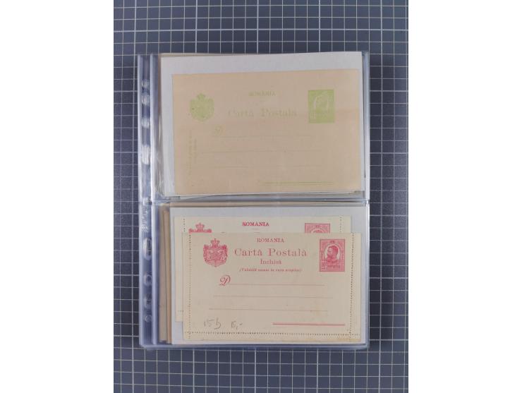 1875/1940 (ca.), over 100 postal stationery cards, mostly unused, overall in very good quality