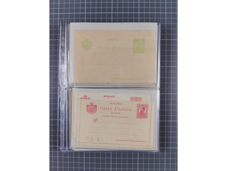 1875/1940 (ca.), over 100 postal stationery cards, mostly unused, overall in very good quality