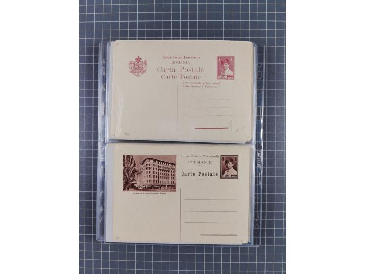 1875/1940 (ca.), over 100 postal stationery cards, mostly unused, overall in very good quality