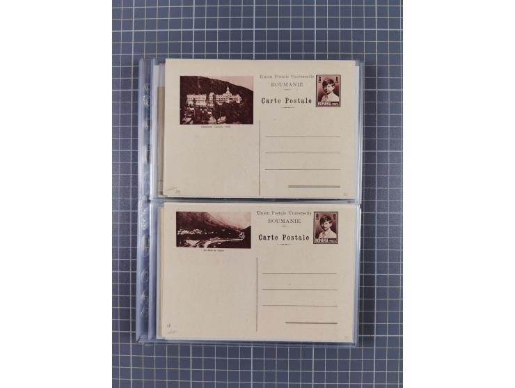 1875/1940 (ca.), over 100 postal stationery cards, mostly unused, overall in very good quality