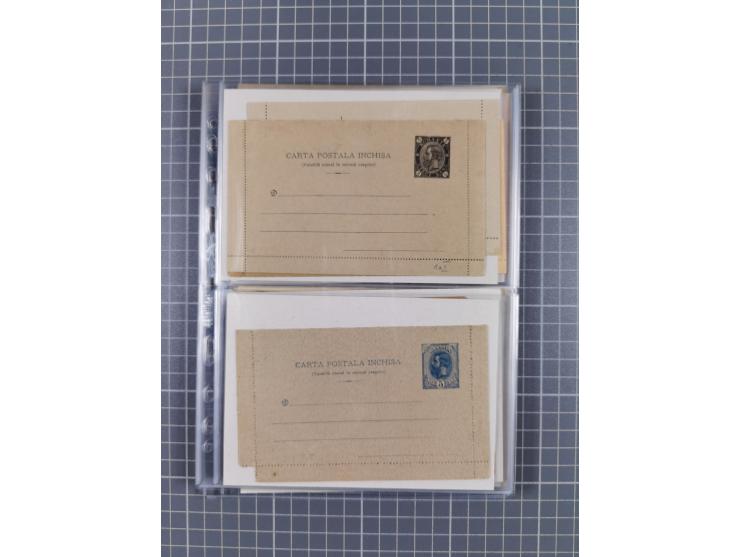 1875/1940 (ca.), over 100 postal stationery cards, mostly unused, overall in very good quality