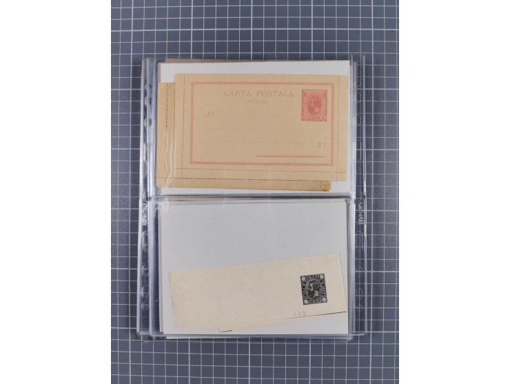 1875/1940 (ca.), over 100 postal stationery cards, mostly unused, overall in very good quality