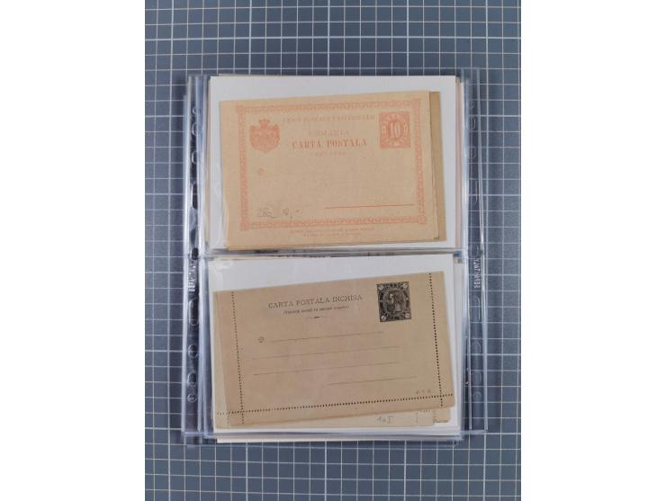 1875/1940 (ca.), over 100 postal stationery cards, mostly unused, overall in very good quality