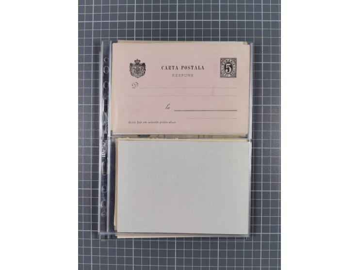 1875/1940 (ca.), over 100 postal stationery cards, mostly unused, overall in very good quality
