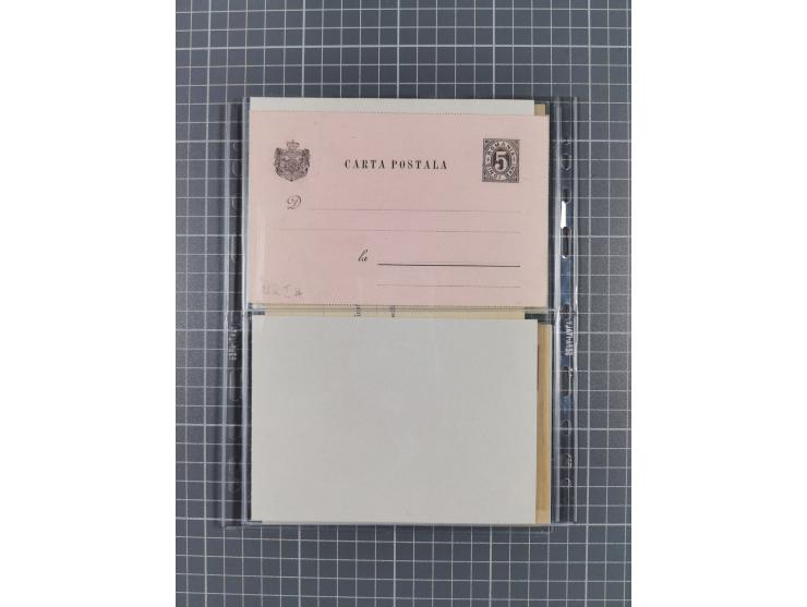 1875/1940 (ca.), over 100 postal stationery cards, mostly unused, overall in very good quality