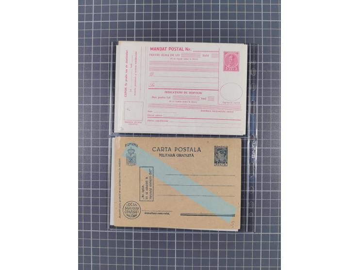 1875/1940 (ca.), over 100 postal stationery cards, mostly unused, overall in very good quality