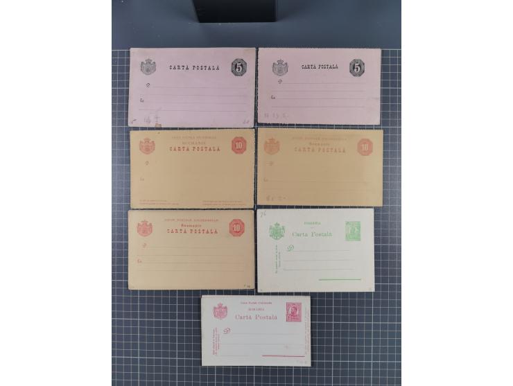 1875/1940 (ca.), over 100 postal stationery cards, mostly unused, overall in very good quality