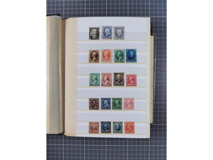 1860/1950, interesting holding in little album, early issues unused no gum, later issues mint never hinged, incl. better valu