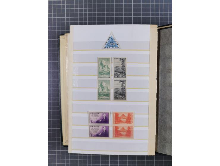 1860/1950, interesting holding in little album, early issues unused no gum, later issues mint never hinged, incl. better valu