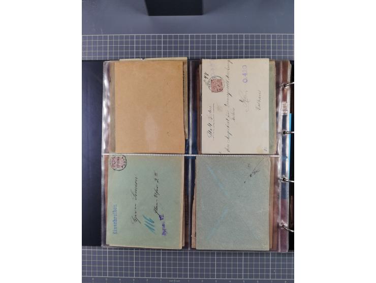 Berlin-Berliner Packetfahrt-Gesellschaft: 1886/1915, frankierte Post mit ca. 90 Briefen, Karten und Drucksachen mit diversen 