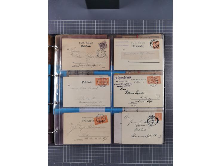 Berlin-Berliner Packetfahrt-Gesellschaft: 1886/1915, frankierte Post mit ca. 90 Briefen, Karten und Drucksachen mit diversen 