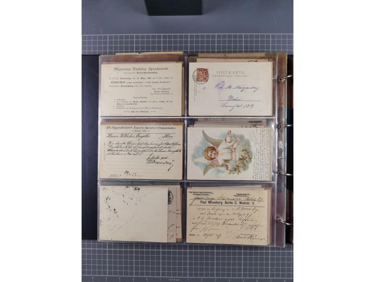 Berlin-Berliner Packetfahrt-Gesellschaft: 1886/1915, frankierte Post mit ca. 90 Briefen, Karten und Drucksachen mit diversen 