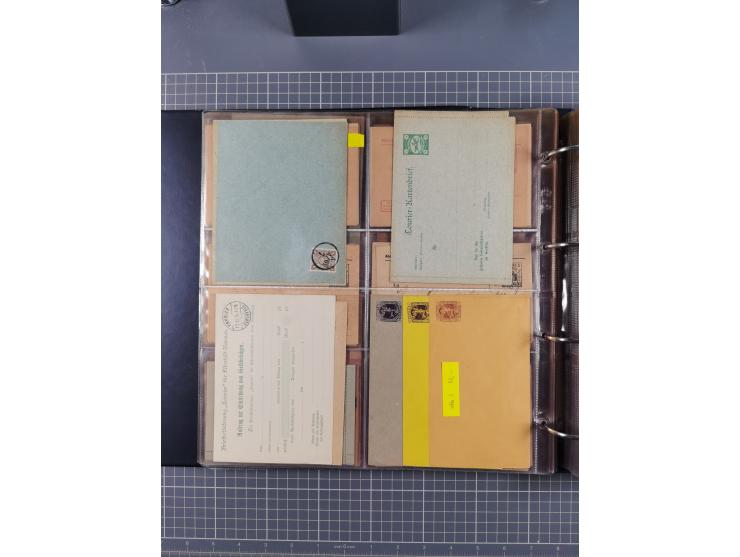 Auerbach bis Zittau: 1886/1900, umfangreiche Sammlung mit über 550 Briefen, Karten sowie ungebrauchten und gebrauchten Ganzsa