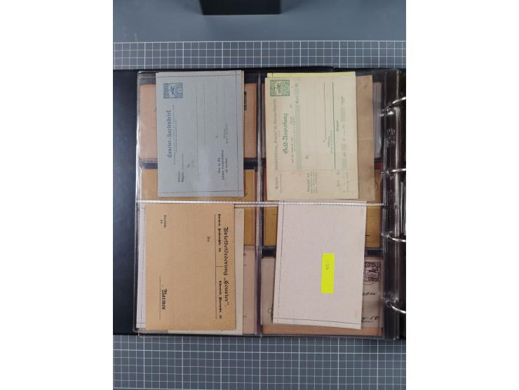 Auerbach bis Zittau: 1886/1900, umfangreiche Sammlung mit über 550 Briefen, Karten sowie ungebrauchten und gebrauchten Ganzsa