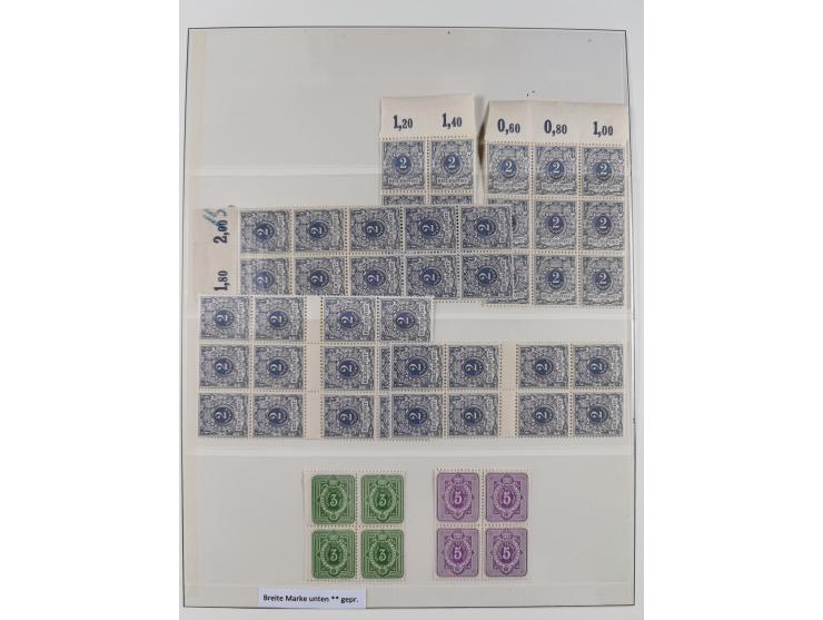1872/1918, ungebrauchte und postfrische, bis auf Mi. 14 und 38 komplette Sammlung &nbsp;im Lindner-Falzlosalbum mit vielen Be
