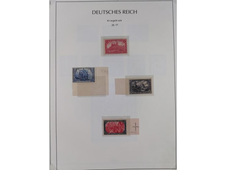 1872/1918, ungebrauchte und postfrische, bis auf Mi. 14 und 38 komplette Sammlung &nbsp;im Lindner-Falzlosalbum mit vielen Be